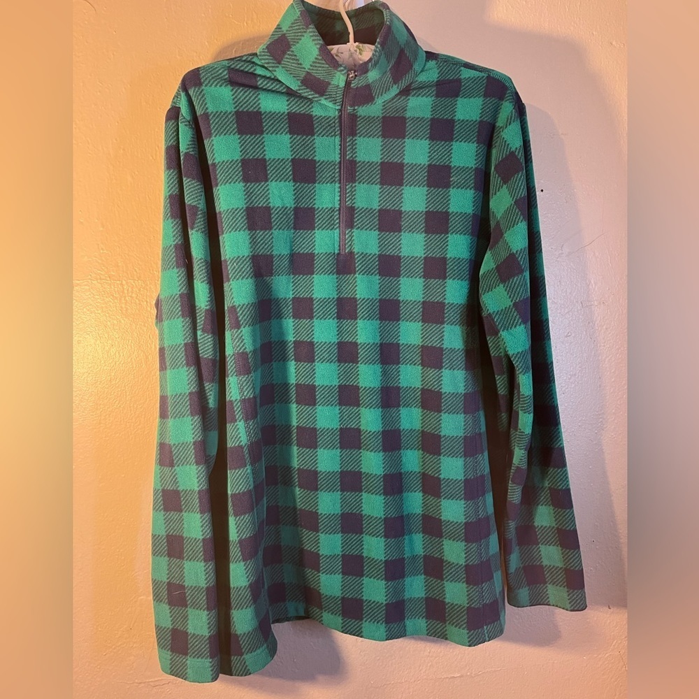 𝅺GREEN checkered lands end